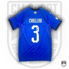Italy – Giorgio Chiellini – Prepared Jersey 2018 with Autograph Signature