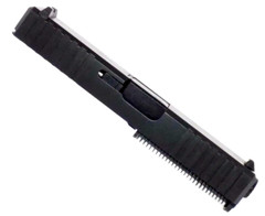WORKS WITH GL0CK 17 Slide GEN 1-3 Serration Black Nitride Stainles Steel