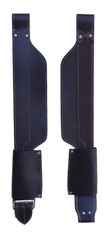 4″ Premium Quick-Change Australian Saddle Fender Stirrup Leathers 109SL4021BR