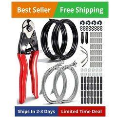 107PCS Stainless Steel Wire Cutter Bike Brake Cable Housing Shifter Cable Hou…