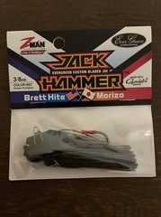 z man Green pumpkin jack hammer Chatterbait 3/8 oz Evergreen custom bladed Jig