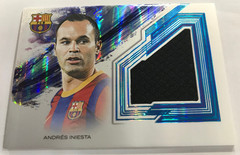 Andres Iniesta 2026 Futera FC Barcelona Football Card Legends Jersey Card #03/09