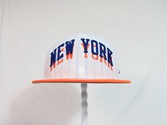 New Era New York Knicks City Editon Pin Stripes 9FIFTY Snapback Hat Sz OSFM RARE