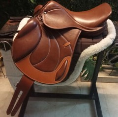Jumping CC Brown Leather Horse Saddle Size 14″ to 18″ inch available