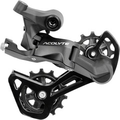 microSHIFT Acolyte RD-M5180M-B Rear Derailleur – 8 Speed, Medium Cage, Black