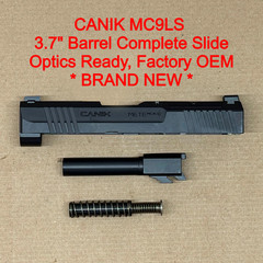 NEW Canik Mete MC9LS 9mm 3.64″ Optics Ready OEM Slide Assembly Black