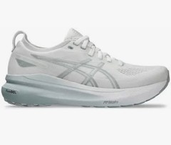 EUC ASICS Women’s Gel-Kayano 31 Running Shoe, White/Dolphin Grey 8.5 B