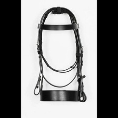 Hunting Horse Bridle with Extra Wide Noseband All Size With Free Shipping.