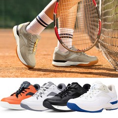 FitVille Men’s Tennis Shoes All Court Pickleball Shoes Sneakers w/ Wide Toe Box