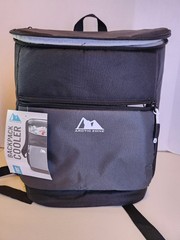 Arctic Zone( 18) Can Capacity Insulated Black Padded Backpack Cooler New w/tags