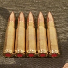 7.62×39 SNAP CAPS SET OF 5 «SAFETY RED»