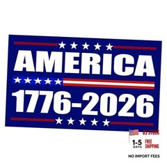 250th Anniversary USA Flag Sticker Bumper Car Decal Patriotic American United
