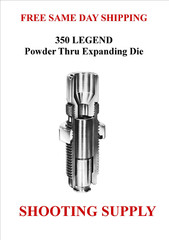 LEE Powder Through Expanding Die 350 Legend New In Box 91160