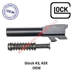 Glock OEM New 43 43X G43 G43X Factory OEM Barrel and Recoil Spring 9×19 Austria