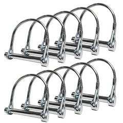 10 Pack, NRJSSCC Trailer Coupler Pin and Safety Locking Pin, 21/8″x1/4″ L x W…