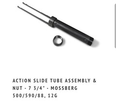 New Slide Action Tube 7 3/4″, W/ Nut For Mossberg 500 / Maverick 88 -12 gauge