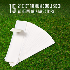 15 Golf Grip Tape Strips Double Sided 2″ x 10″ Premium Easy Peel Made in USA!