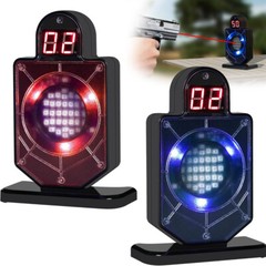 Portable Laser Trainer Target for Reactive Laser Shooting and Dry Fire Practice