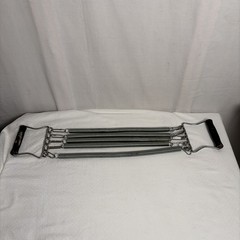 VINTAGE Spring Steel Chest Expander Wooden Handles Exercise Fitness Equipment