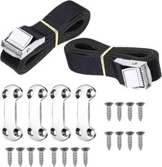 Cooler Tie down Kit for YETI RTIC Coolers, Universal Cooler Straps with Stainles