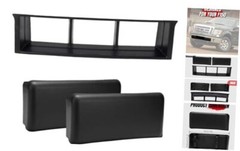 Front Bumper Guards Pads & Lower Center Cover for 2009-2014 Ford F150, Front