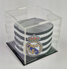 Cristiano Ronaldo captain armband Hand Signed W/COA+acrylic cube+Free shipping