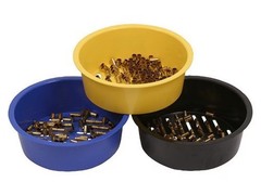 Shell Sorter Brass Sorter 9mm Luger, 40 S&W, 45 ACP 3 Bowl Set