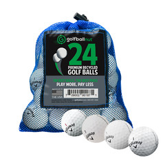 Golf Ball Nut – Recycled Golf Balls for Callaway Tour Mix – 4A Near Mint Quality