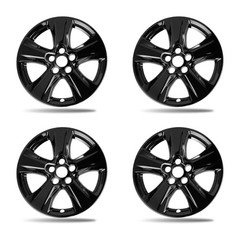 17 Inch Gloss Black Wheel Skins Compatible with 2019-2026 Toyota RAV4 XLE,