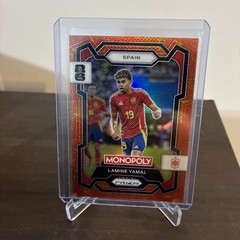 2026 Panini Monopoly Prizm World Cup Cards #41 Lamine Yamal – Spain ORANGE GOLD