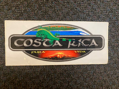 RARE Vintage Pura Vida Costa Rica Longboard Beach Surfing STICKER