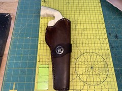 Handmade Leather Schofield Pigskin Lined Holster