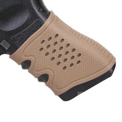 Tactical Rubber Grip Sleeve FDE for Glock 17 19 20 21 22 23 25 31 32 34 35 37 38