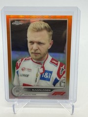 2022 Topps Chrome Formula 1 F1 Kevin Magnussen Orange Refractor 3/25 #75