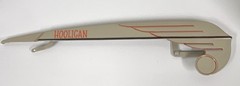 Schwinn B-6 Hooligan Cruiser Bike Chain Guard Beige/Red Metal