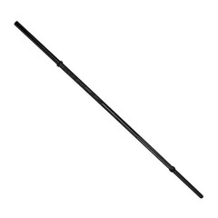 Barbell Standard 60″ Solid Bar, Black, 1-Inch Diameter