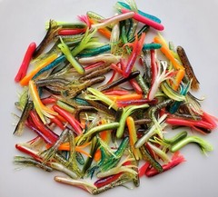 100 Count Bi-Color Fishing Tubes Variety Pack