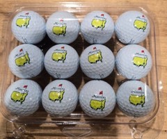 1 Dozen (PGA Masters Collectors Logo) Titleist Pro V1x Pristine Golf Balls
