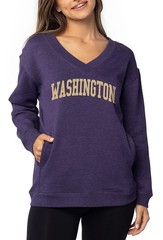 Chicka-D Ug Apparel Womens Ivy League Pullover Purple 2114_Tc_Ca