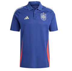 Adidas Spain FEF Mens Polo Shirt Blue Red Size S M L XL