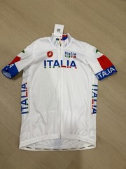 NWT Castelli Team Italia Edition White Cycling Jersey Large Full Zip