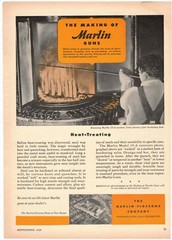 Vintage 1946 The Making of Marlin Guns New Haven CT print ad