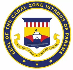 Seal of Panama Canal Zone Sticker Decal