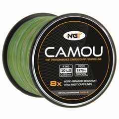 Camo Fishing Line Bulk Spool 10lb 12lb 15lb 18lb Carp Pike Coarse NGT Camou