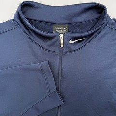 Nike Golf Pullover Mens XXL Navy Blue Therma-FIT Quarter Zip 479462-419