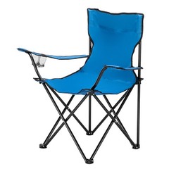 Small Camp Chair 80x50x50 Blue, free ship, USA Warehouse, in stock