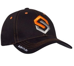 ScentLok Men’s Logo Black/Orange Solid Back Hat (OSFM) #6170340-090