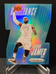 2013 Panini Prizm Brilliance Light Blue DieCut Prizm /199 LEBRON JAMES #7