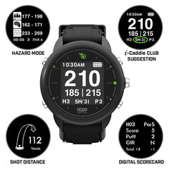 IZZO SWAMI GPS Golf Watch – Black