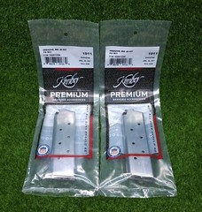 LOT (2) Kimber 1911 Full Size 8 Round .45 ACP OEM SS Pistol Magazines – 1000133A